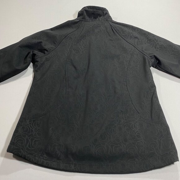 Womens Outdoor Jacket Large Dark Gray Full-Zip - Picture 5 of 12